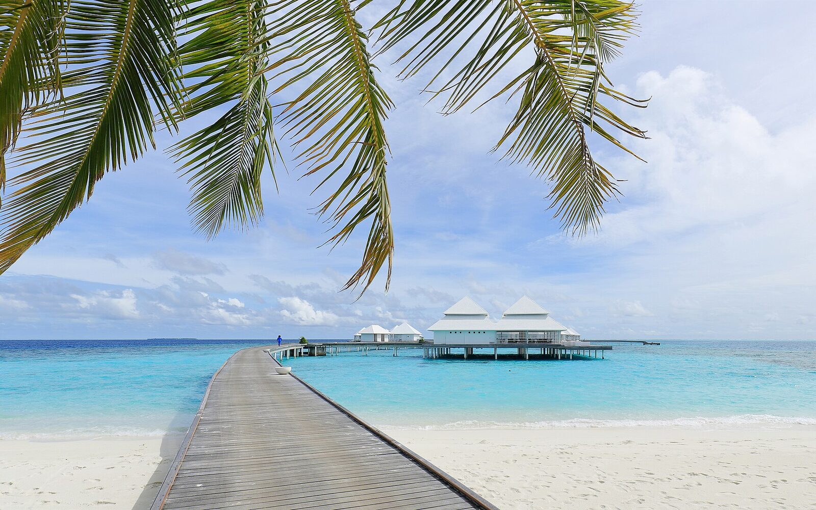 The setting of Soneva Jani, Maldives
